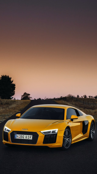 Audi R8 V10 Phone Wallpaper
