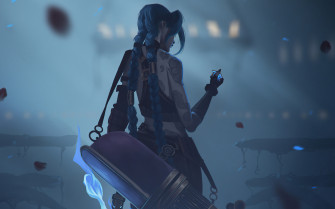 Jinx Arcane 5k Wallpaper Resolution HD 4k