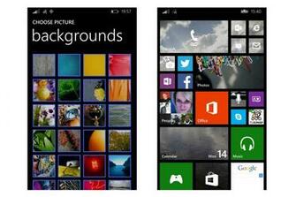 Phone Start Screen With Show The Whole Background Your Windows