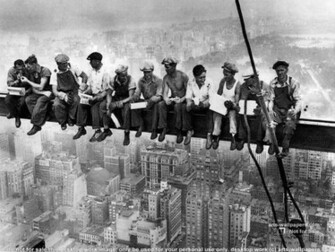 Lunch Atop A Skyscraper Poster Art Print Photography Wallpaper