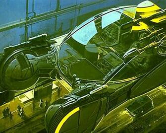 Futuristic Artwork Syd Mead Future Cars Wallpaper