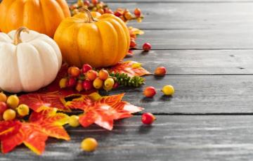 Wallpaper Autumn Leaves Background Board Colorful Pumpkin