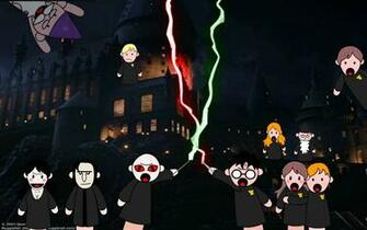 Potter Puppet Pals Image Harry And Voldemort Dueling HD Wallpaper