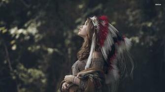Native American Girl Wallpaper