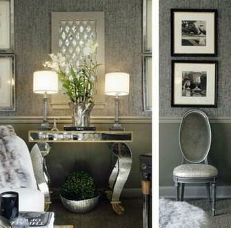 Glam Grass Liquid Metal Wallpaper For The Home