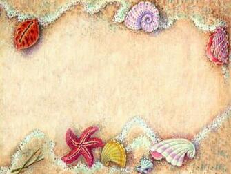 Seashells On The Beach Wallpaper