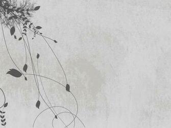 Grey Flowers Ppt Background Powerpoint