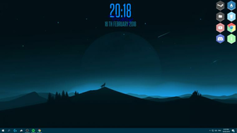 My Rainmeter Wallpaper Minimalist Themed Profiles La Compagnie