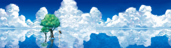 Clouds Hat Landscape Scenic Summer Dress Tagme Tree Water