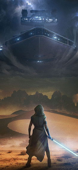 Star Wars The Rise Of Skywalker Arts iPhone Wallpaper