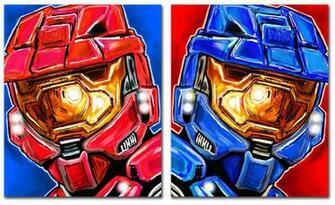 Halo Red Vs Blue By Chasezephyr