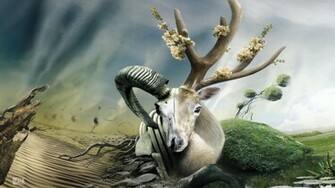 Creative Design Sheep Wallpaper Jpeg
