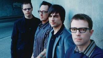 Wallpaper Weezer Band Members Outdoor Wall
