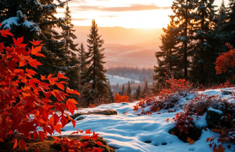 Fall Winter Background Wallpaper
