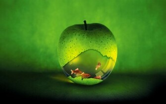 Apple Tiger Wallpaper Mac Os X Fish World Collection