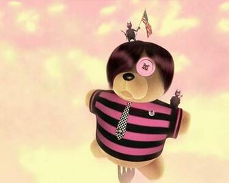 Emo Bear Cute Wallpaper For Desktop