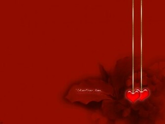 Two Red Hearts Wallpaper
