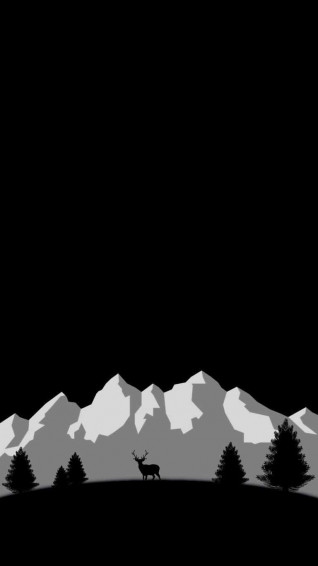 Modern Minimalist Black And White Geometric Pattern