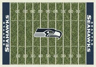 Seattle Seahawks Nfl Football Home Field Logo Area Rug P533321 C1084
