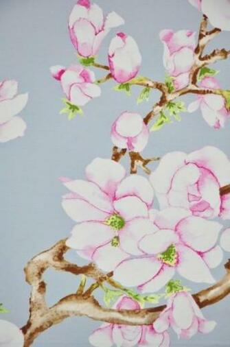 Cherry Blossom Sky Maxwell Fabrics Interior Mall