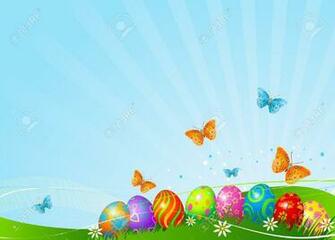 Easter Vector Background Happy