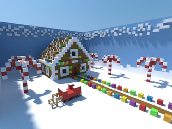 Gingerbread House Merry Christmas Erbody