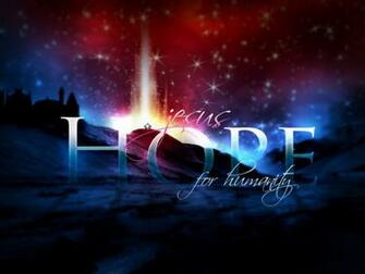 Jesus Gives Us Hope Wallpaper