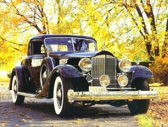 Packard Twelve Deitrich V Windshield Sport Coupe Black