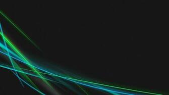 Blue And Green Neon Curves Wallpaper