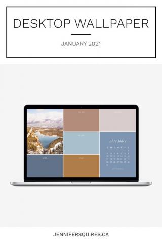 January Wallpaper With Calendar For iPhone And Desktop