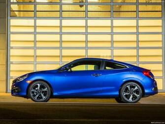 Honda Civic Cars Blue Coupe Wallpaper