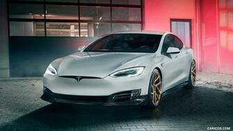Novitec Tesla Model S Front HD Wallpaper