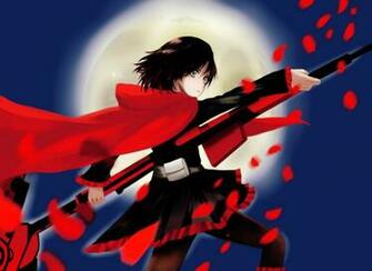 Rwby Ruby Rose Petals Wallpaper