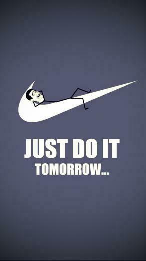 Just Do It Tomorrow Nike iPhone Plus iPhone6swallpaperHD