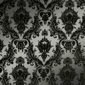 Tempaper Damsel Metallic Silver Wallpaper By Couture Deco