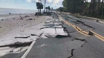After Michael Damage In Carrabelle Franklin County