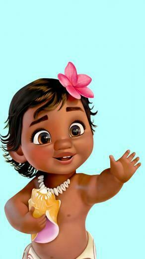 Wallpaper For iPhone Moana Baby In Love With Characters