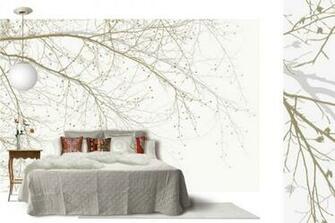 Wallpaper With Scandinavian Natural Motifs Designs