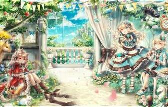 Wallpaper Kawaii Girl Rose Fantasy Flower Dress Nothing