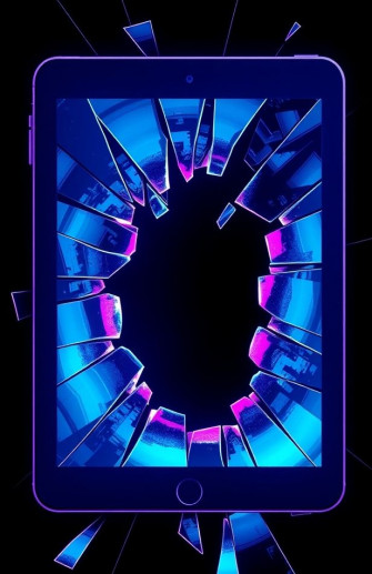 Broken iPad Wallpaper