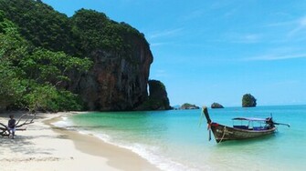 Railay Beach Thailand Wallpaper Stock Image T2ix3c91 Yoanu