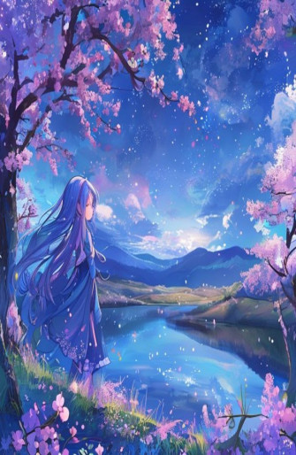 Blue Anime Wallpaper