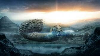 Alien Spaceship Wallpaper HD