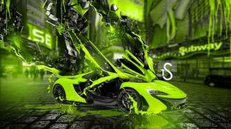 Mclaren P1 Fantasy Super Plastic Transformer City Car