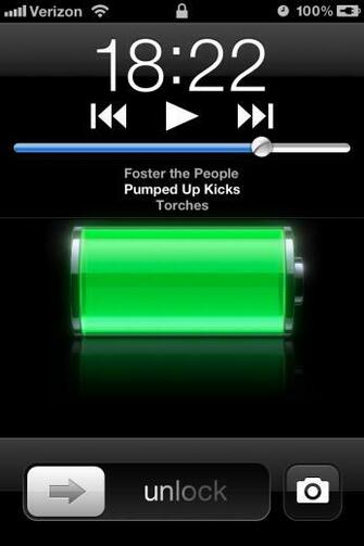 Discovery Quick Access Music Camera Lock Screen iPhone 4s