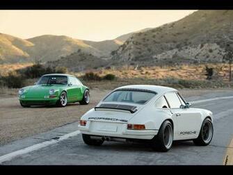 Singer Porsche White Duo Cars Wallpaper Best HD