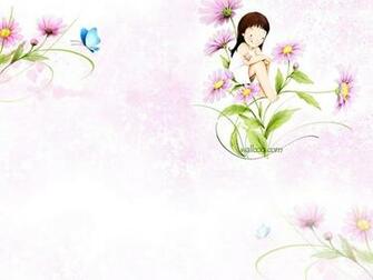 Cartoon Cute Fairy Girl No Desktop Wallpaper Wallcoo Net