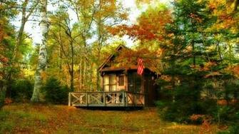 Landscapes Cottage Wallpaper
