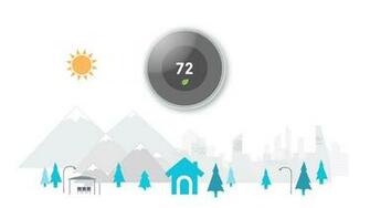 Nest Thermostat Teak