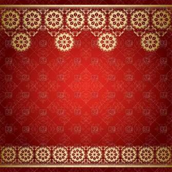 Ethnic Red Seamless Background Vector Image Of Background